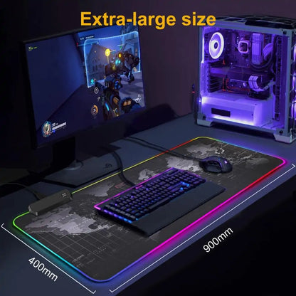 RGB LED Pro Gaming Mouse Mat