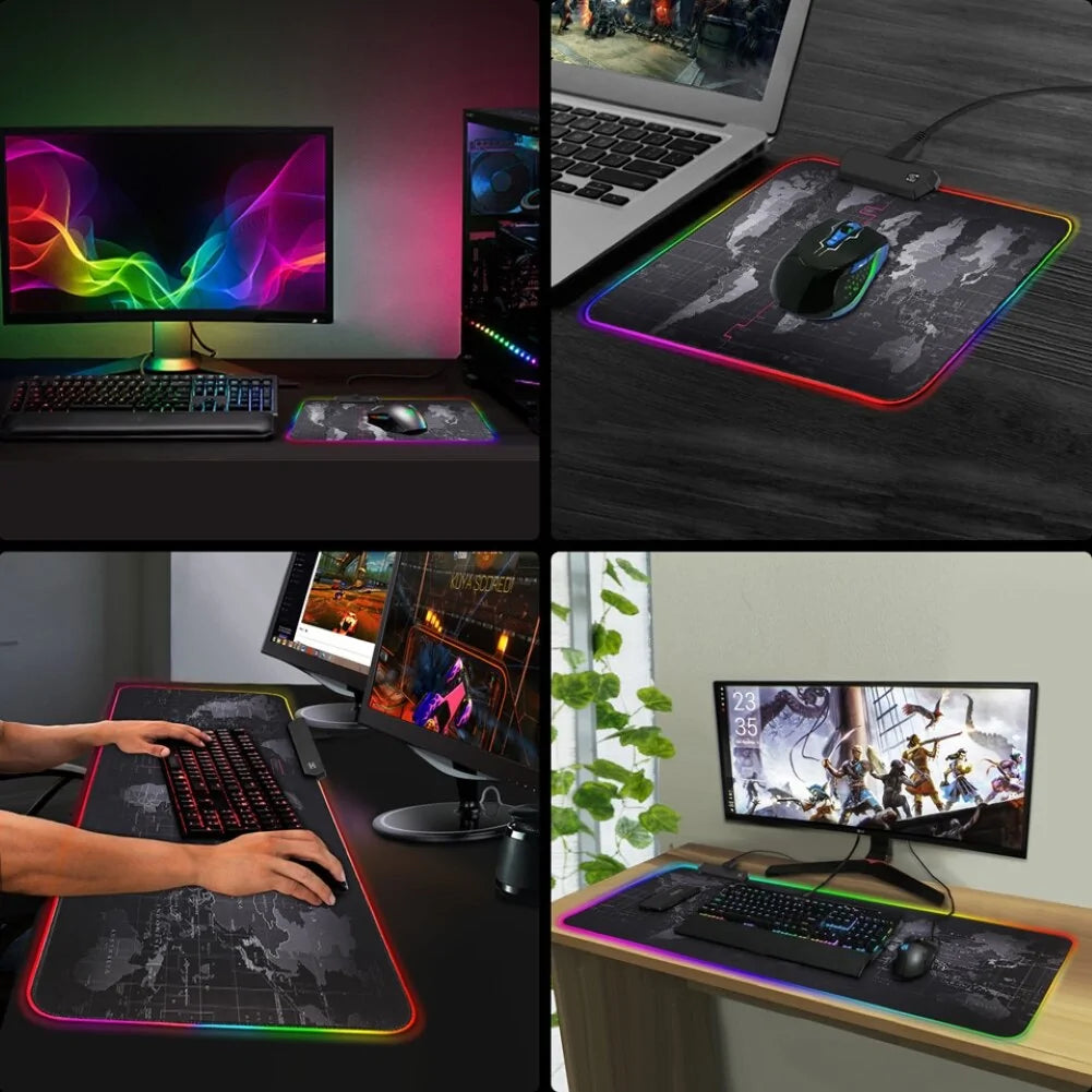 RGB LED Pro Gaming Mouse Mat